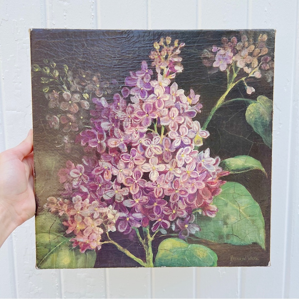 lilac kathryn white art